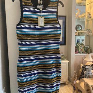 Ronny Kobo corded bubble knit dress